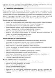 Appel à candidature: recrutement de cinquante-six (56) jeunes professionnels en statistiques.