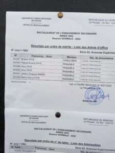 Résultat Bac 2022 Lycée Thiaré ndialgui IA : Fatik