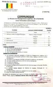 L’Ambassade d'algérie à Dakar offre des Bourses d'études