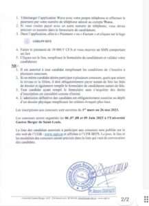 Concours de recrutement d'élèves-professeurs de collèges et de Lycée