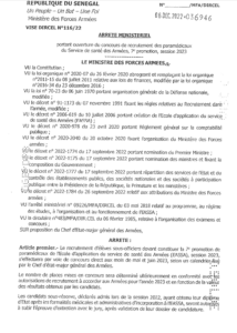 Concours EASSA Session 2023-Dépots ouverts