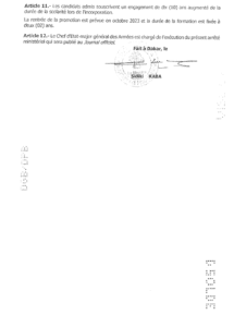 Concours EASSA Session 2023-Dépots ouverts