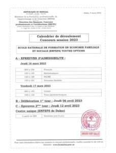 Concours DECPC 2023