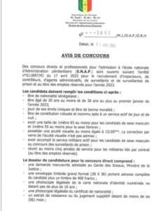 Concours d’entrée à l'ENAP