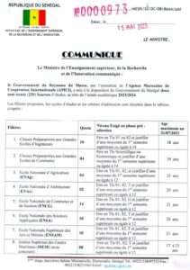 Bourses d'études pour le Maroc