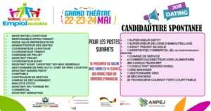 Candidature spontanée au Salon Jeunesse Emploi