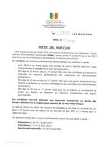 Concours ENAP (Pénitentiaire) 2023 : Ouverture de dépôts