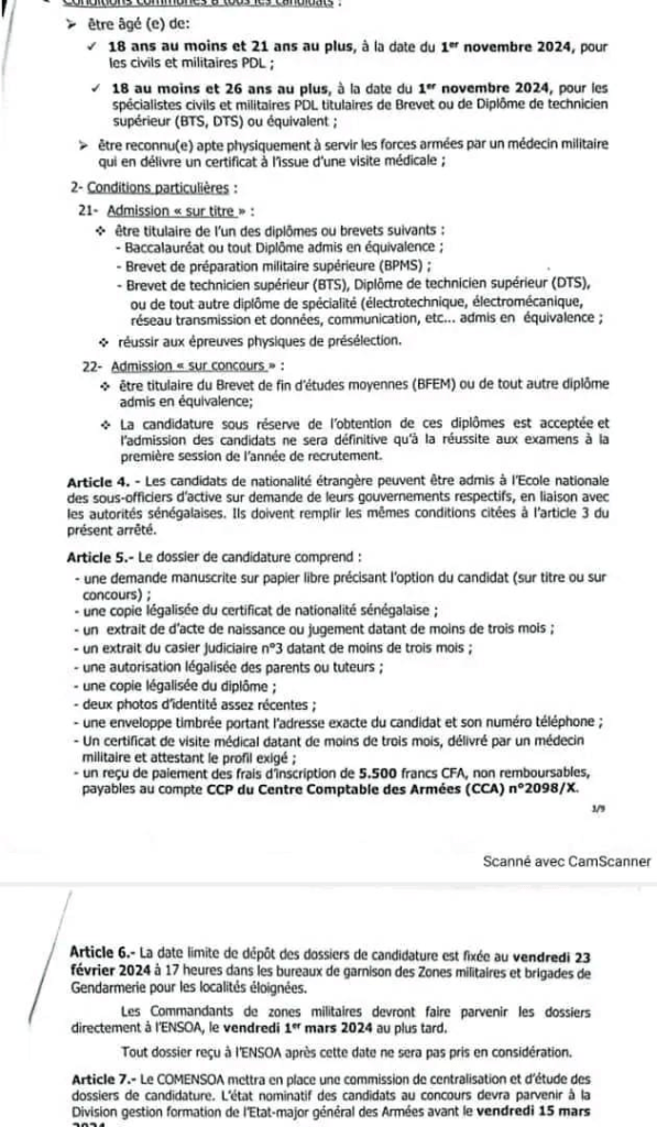 Concours ENSOA 2023-2024 : ouverture des dépôts de candidature